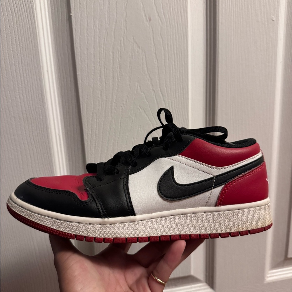 Nike Air Jordan Low Red Black White Shoes